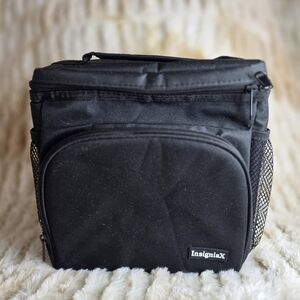 InsigniaX Black Insulated Lunch Bag